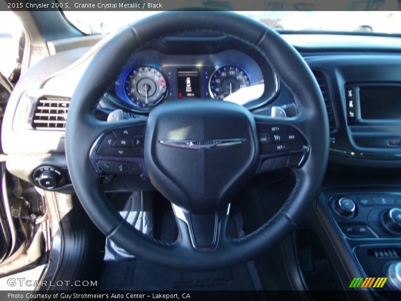 Granite Crystal Metallic / Black 2015 Chrysler 200 S
