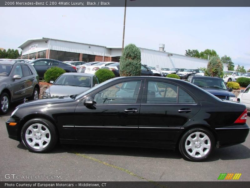 Black / Black 2006 Mercedes-Benz C 280 4Matic Luxury