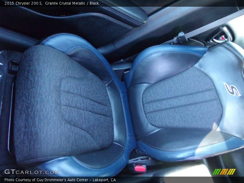 Granite Crystal Metallic / Black 2015 Chrysler 200 S