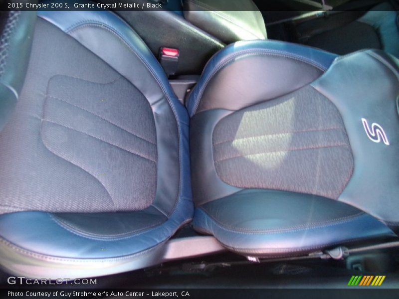 Granite Crystal Metallic / Black 2015 Chrysler 200 S