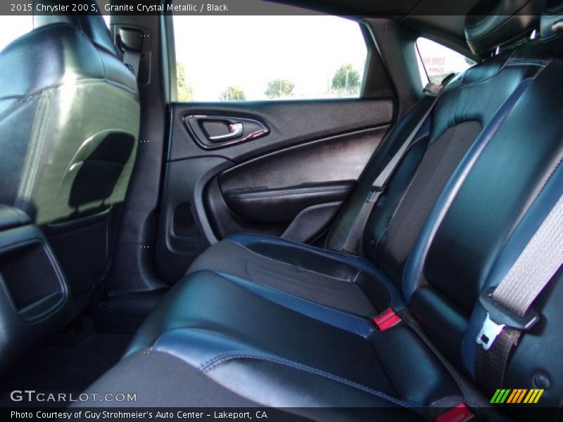 Granite Crystal Metallic / Black 2015 Chrysler 200 S