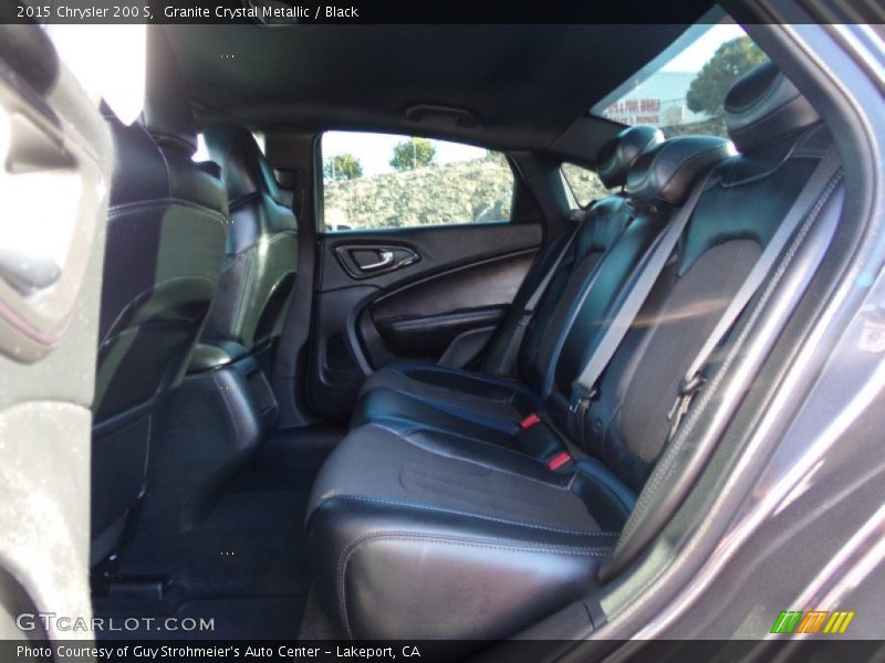 Granite Crystal Metallic / Black 2015 Chrysler 200 S
