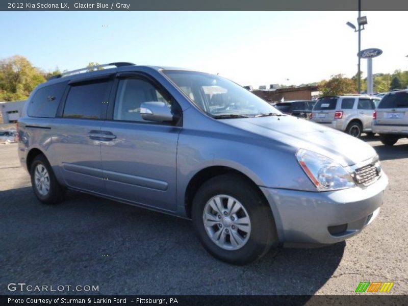 Glacier Blue / Gray 2012 Kia Sedona LX