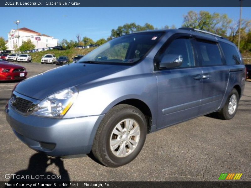 Glacier Blue / Gray 2012 Kia Sedona LX
