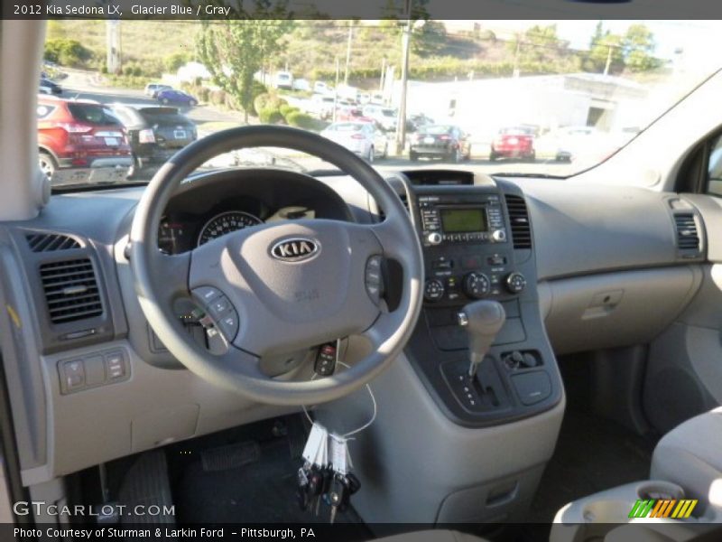 Glacier Blue / Gray 2012 Kia Sedona LX