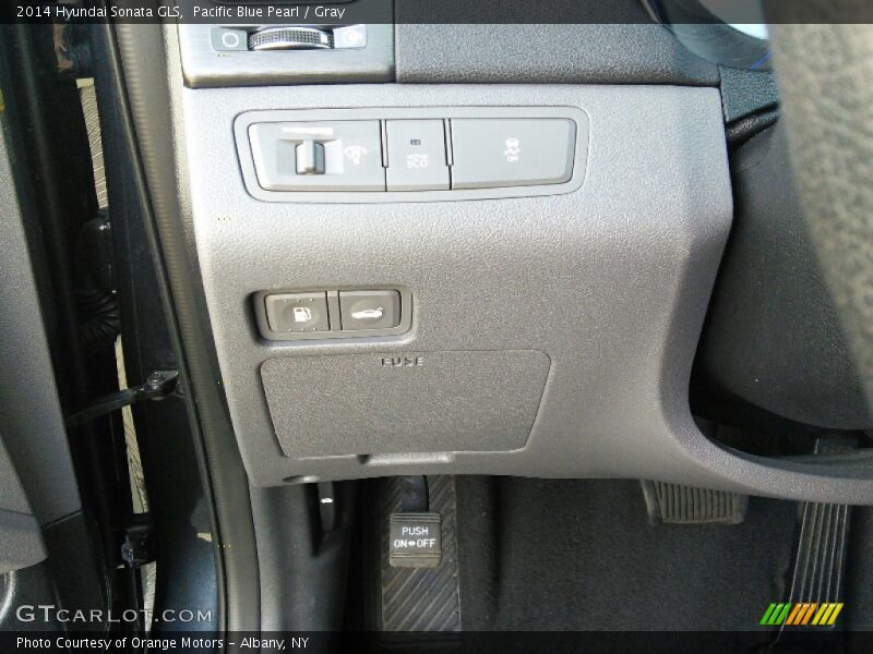 Pacific Blue Pearl / Gray 2014 Hyundai Sonata GLS