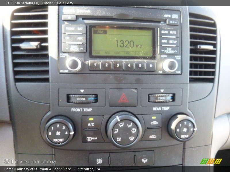 Glacier Blue / Gray 2012 Kia Sedona LX