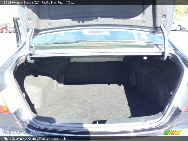 Pacific Blue Pearl / Gray 2014 Hyundai Sonata GLS