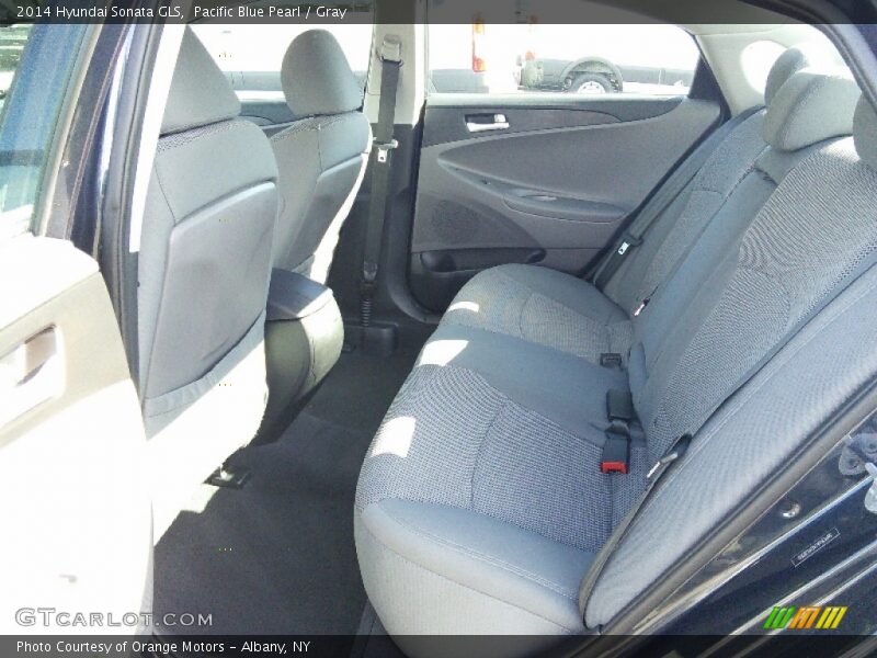 Pacific Blue Pearl / Gray 2014 Hyundai Sonata GLS