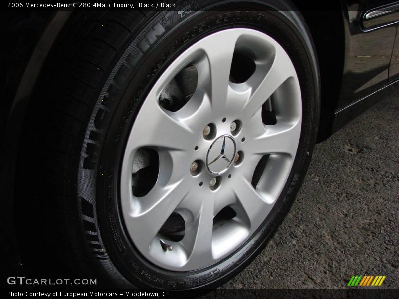 Black / Black 2006 Mercedes-Benz C 280 4Matic Luxury