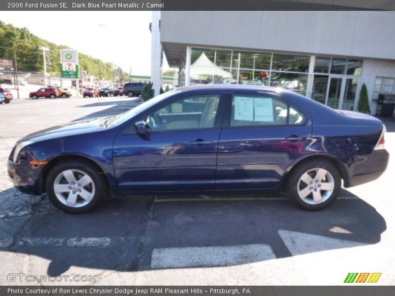Dark Blue Pearl Metallic / Camel 2006 Ford Fusion SE