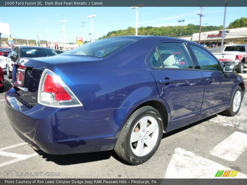 Dark Blue Pearl Metallic / Camel 2006 Ford Fusion SE
