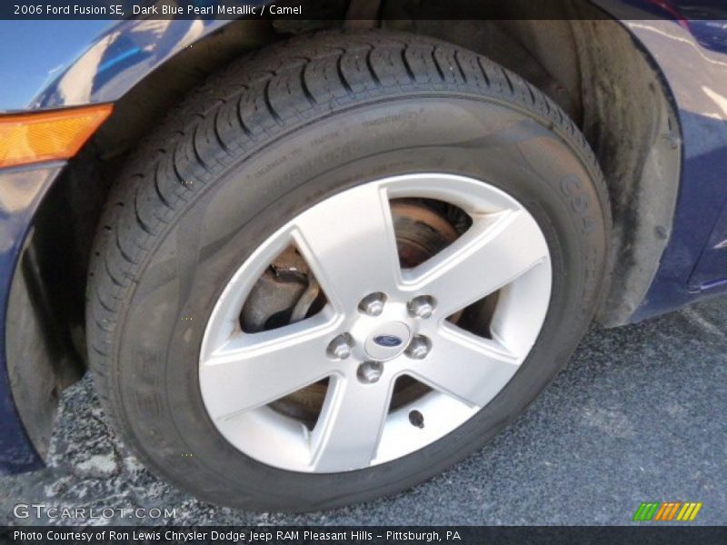 Dark Blue Pearl Metallic / Camel 2006 Ford Fusion SE