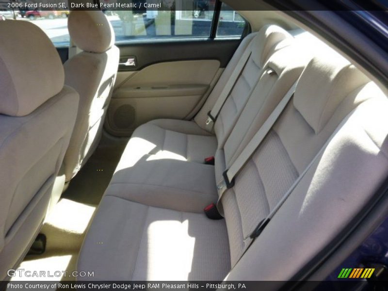 Dark Blue Pearl Metallic / Camel 2006 Ford Fusion SE