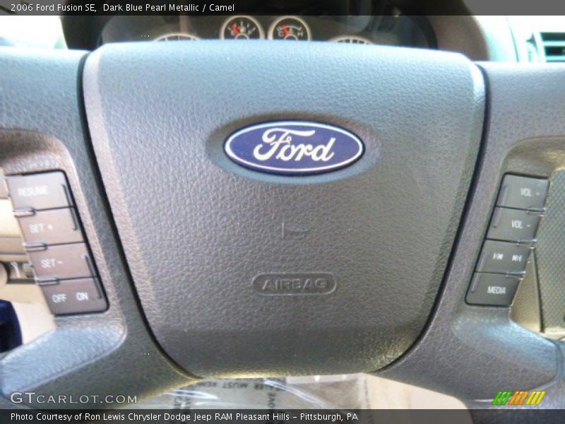 Dark Blue Pearl Metallic / Camel 2006 Ford Fusion SE