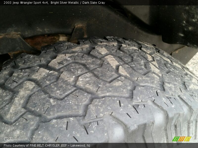 Bright Silver Metallic / Dark Slate Gray 2003 Jeep Wrangler Sport 4x4