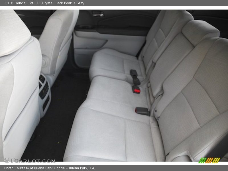 Crystal Black Pearl / Gray 2016 Honda Pilot EX