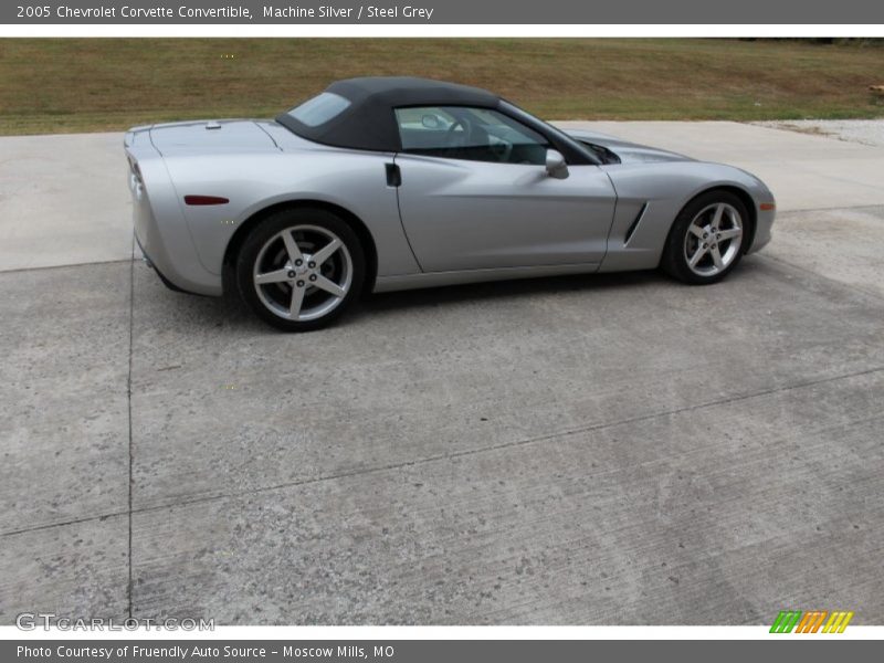 Machine Silver / Steel Grey 2005 Chevrolet Corvette Convertible