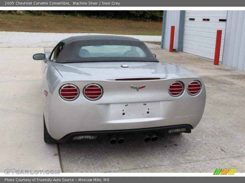 Machine Silver / Steel Grey 2005 Chevrolet Corvette Convertible