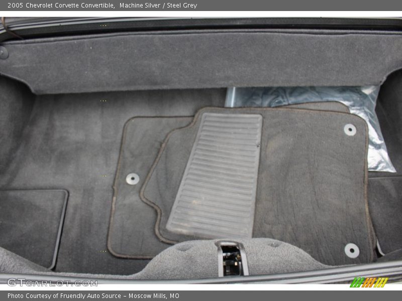 Machine Silver / Steel Grey 2005 Chevrolet Corvette Convertible