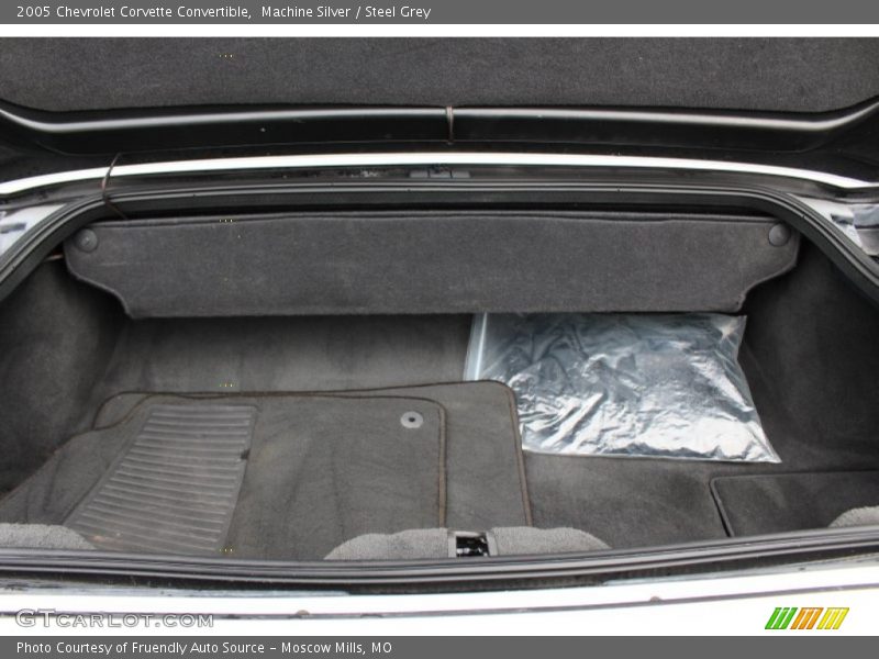 Machine Silver / Steel Grey 2005 Chevrolet Corvette Convertible