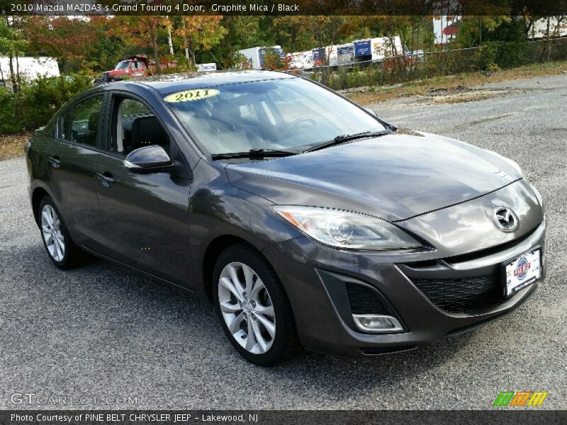 Graphite Mica / Black 2010 Mazda MAZDA3 s Grand Touring 4 Door