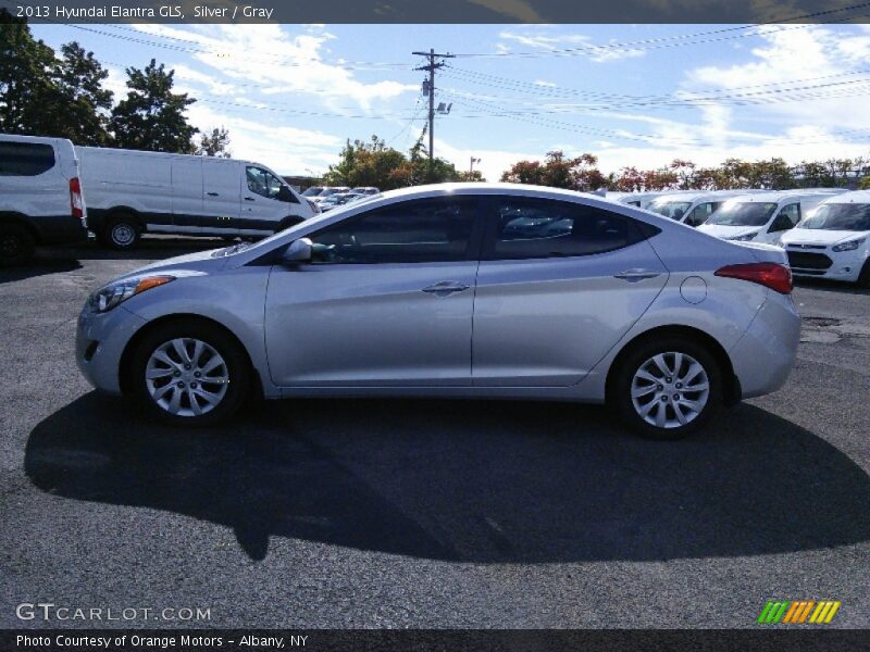 Silver / Gray 2013 Hyundai Elantra GLS