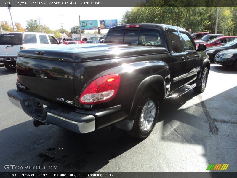 Black / Oak 2003 Toyota Tundra SR5 Access Cab 4x4