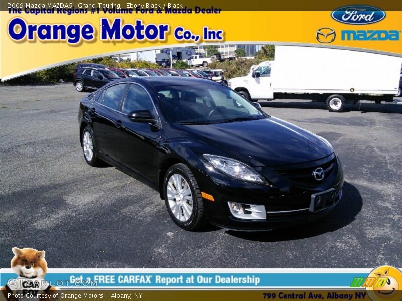 Ebony Black / Black 2009 Mazda MAZDA6 i Grand Touring