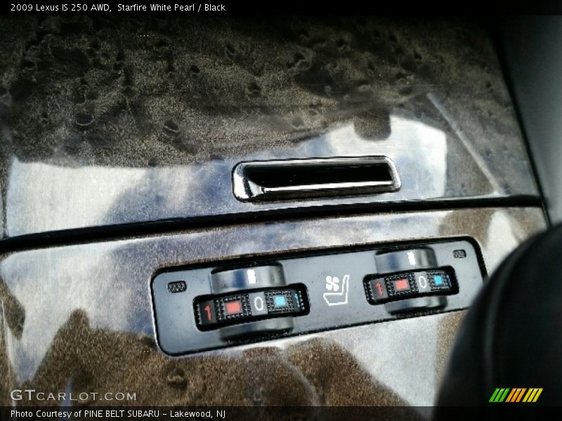 Starfire White Pearl / Black 2009 Lexus IS 250 AWD