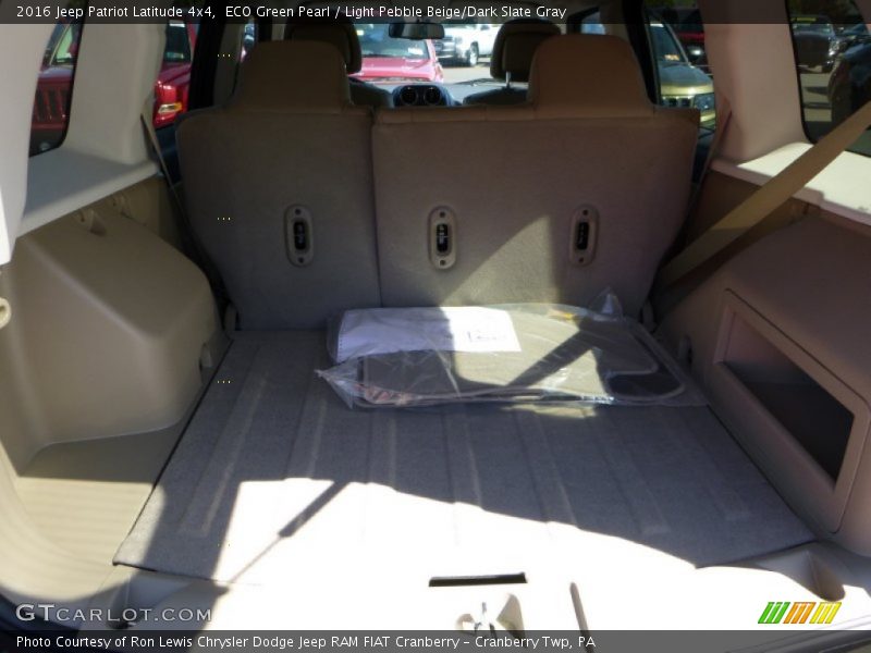 ECO Green Pearl / Light Pebble Beige/Dark Slate Gray 2016 Jeep Patriot Latitude 4x4