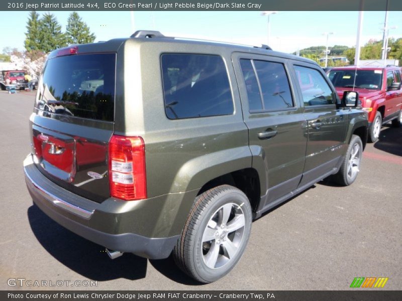 ECO Green Pearl / Light Pebble Beige/Dark Slate Gray 2016 Jeep Patriot Latitude 4x4