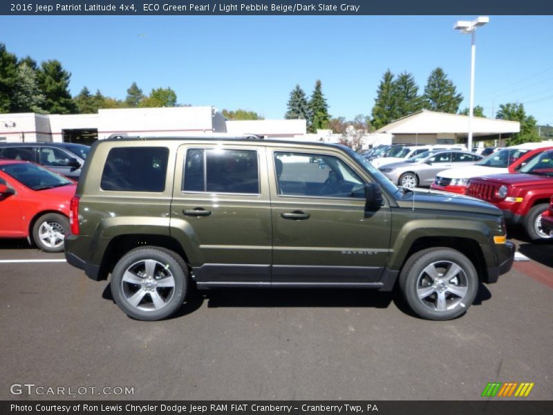 ECO Green Pearl / Light Pebble Beige/Dark Slate Gray 2016 Jeep Patriot Latitude 4x4