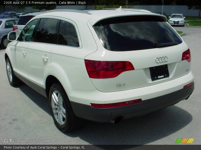 Calla White / Black 2008 Audi Q7 3.6 Premium quattro