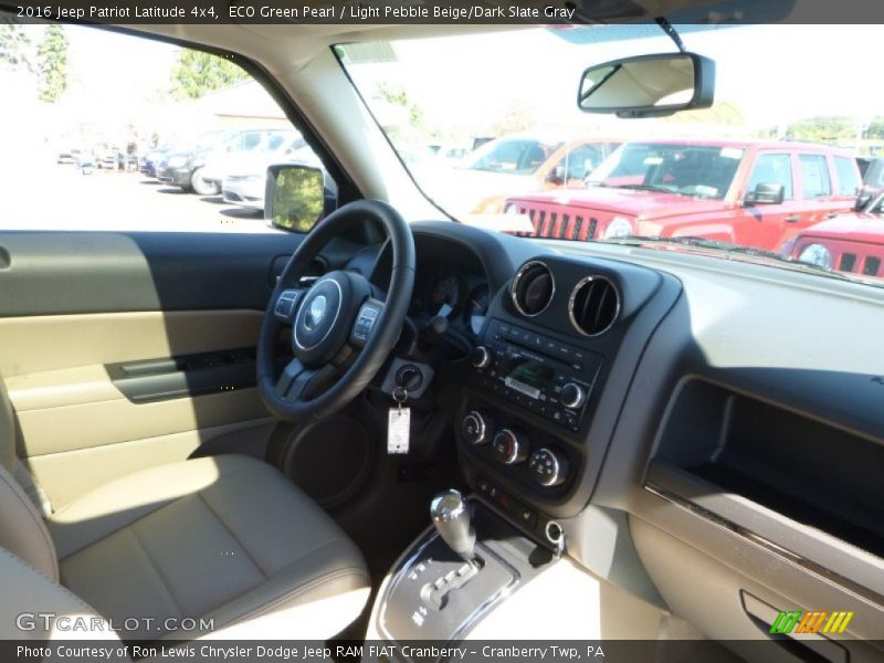 ECO Green Pearl / Light Pebble Beige/Dark Slate Gray 2016 Jeep Patriot Latitude 4x4