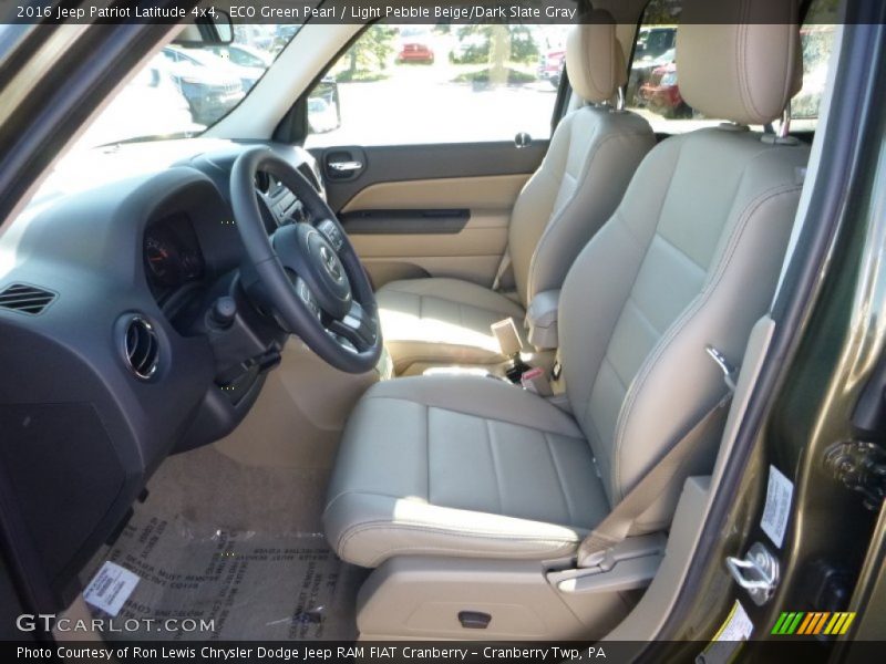 ECO Green Pearl / Light Pebble Beige/Dark Slate Gray 2016 Jeep Patriot Latitude 4x4