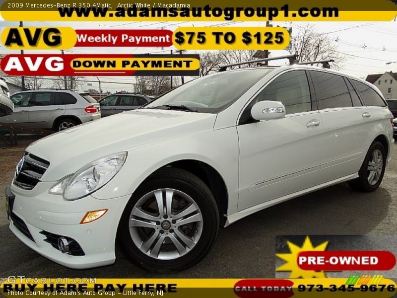 Arctic White / Macadamia 2009 Mercedes-Benz R 350 4Matic