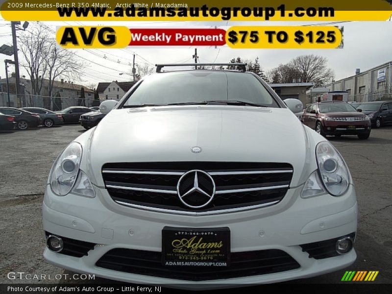 Arctic White / Macadamia 2009 Mercedes-Benz R 350 4Matic