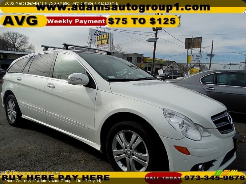 Arctic White / Macadamia 2009 Mercedes-Benz R 350 4Matic