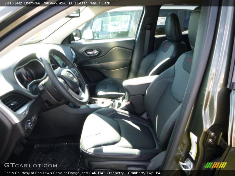 ECO Green Pearl / Black 2016 Jeep Cherokee Trailhawk 4x4