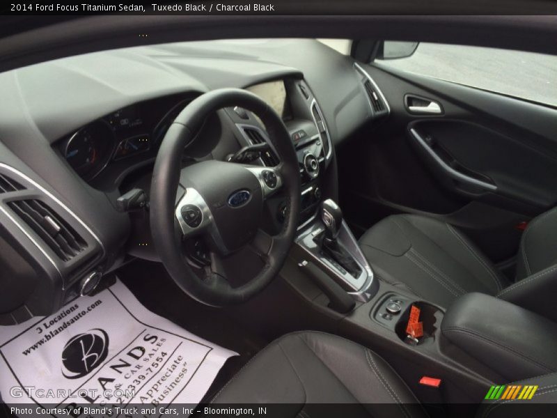 Tuxedo Black / Charcoal Black 2014 Ford Focus Titanium Sedan