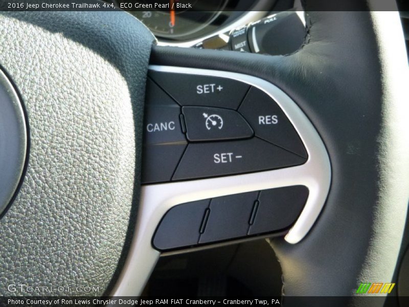 ECO Green Pearl / Black 2016 Jeep Cherokee Trailhawk 4x4