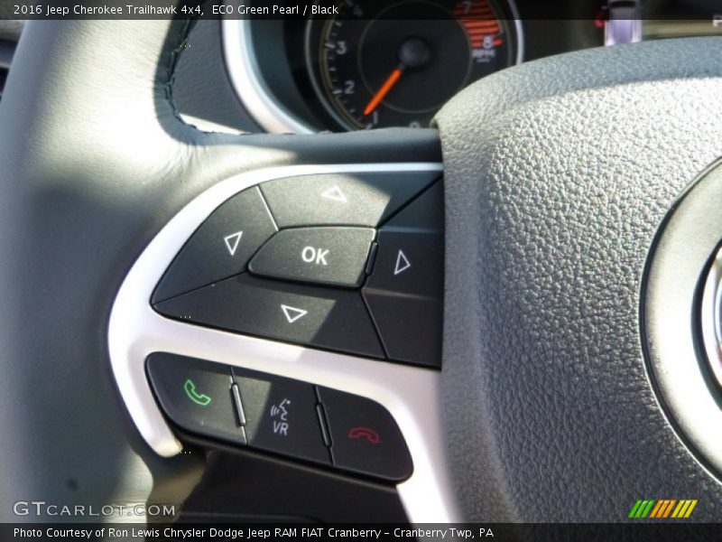ECO Green Pearl / Black 2016 Jeep Cherokee Trailhawk 4x4