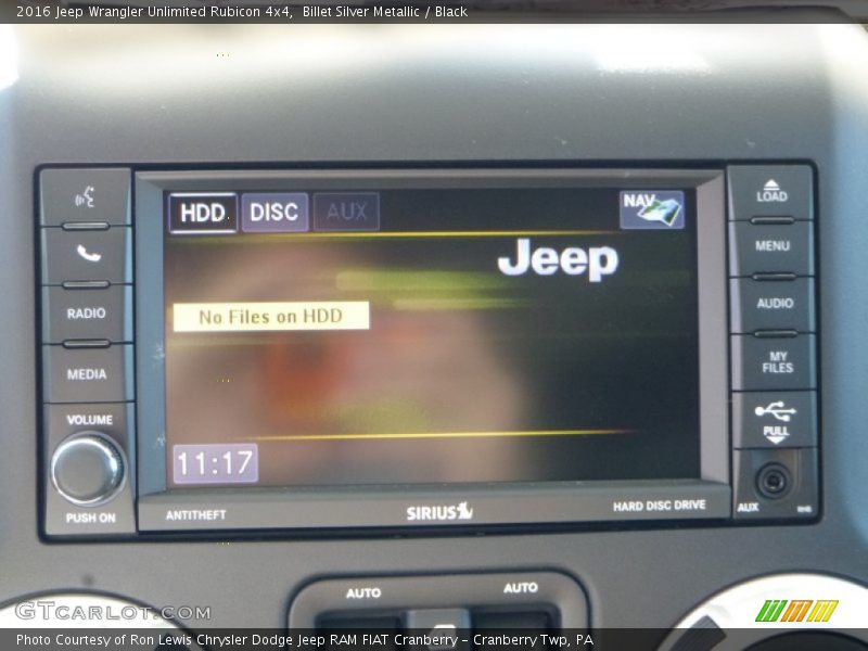 Billet Silver Metallic / Black 2016 Jeep Wrangler Unlimited Rubicon 4x4