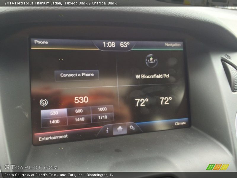 Tuxedo Black / Charcoal Black 2014 Ford Focus Titanium Sedan