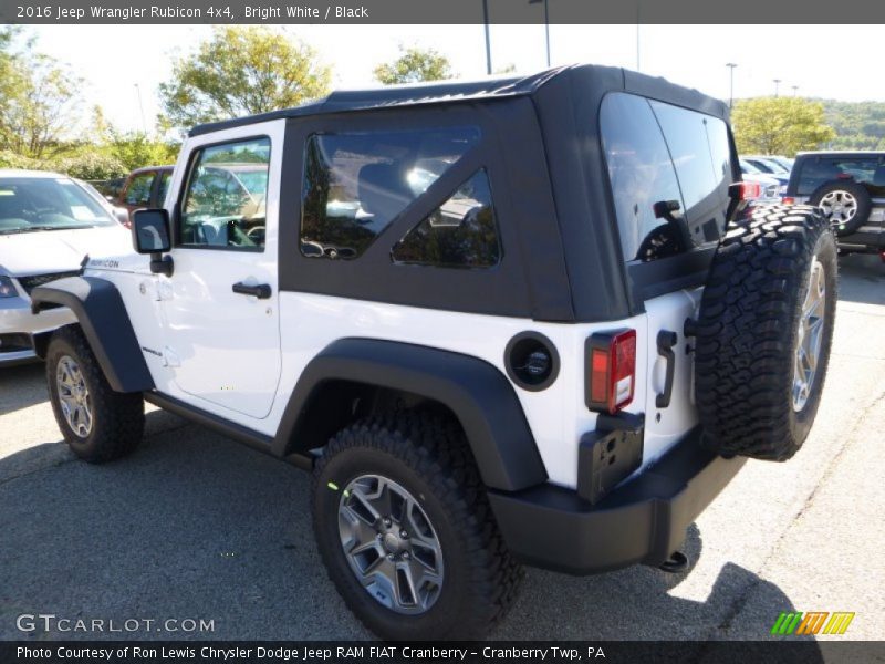 Bright White / Black 2016 Jeep Wrangler Rubicon 4x4