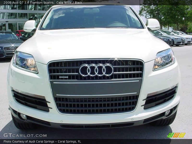 Calla White / Black 2008 Audi Q7 3.6 Premium quattro