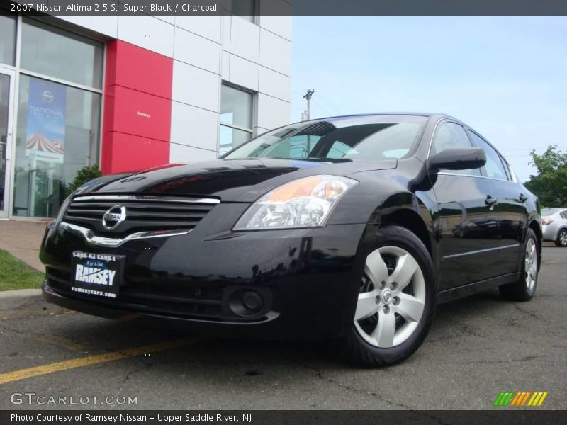 Super Black / Charcoal 2007 Nissan Altima 2.5 S