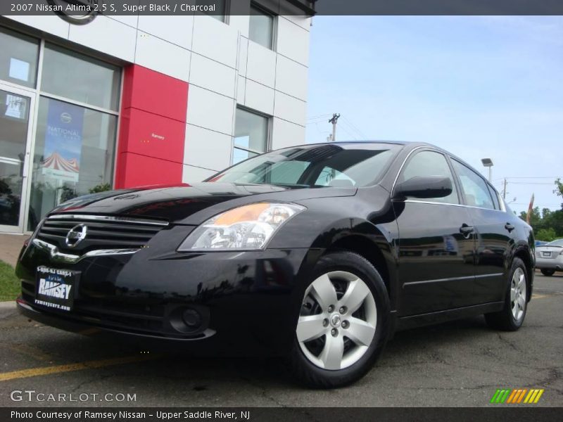Super Black / Charcoal 2007 Nissan Altima 2.5 S