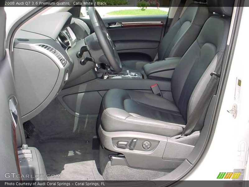 Calla White / Black 2008 Audi Q7 3.6 Premium quattro